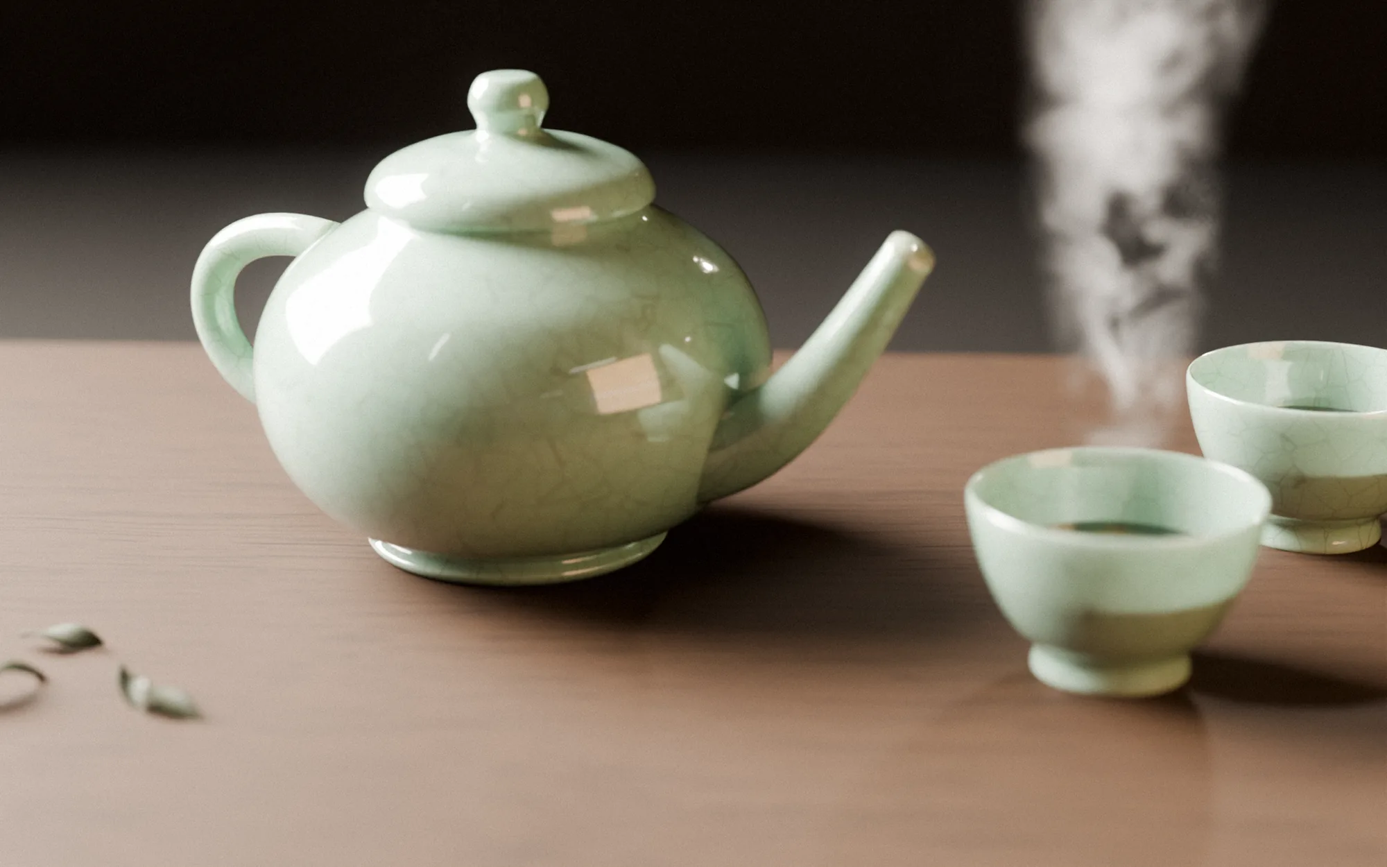 云雾茶舍: 3D-объект проекта
